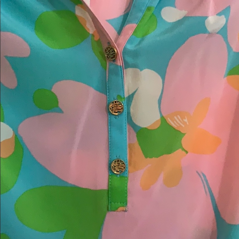 Lilly Pulitzer Essie Silk Top - Picture 3 of 6